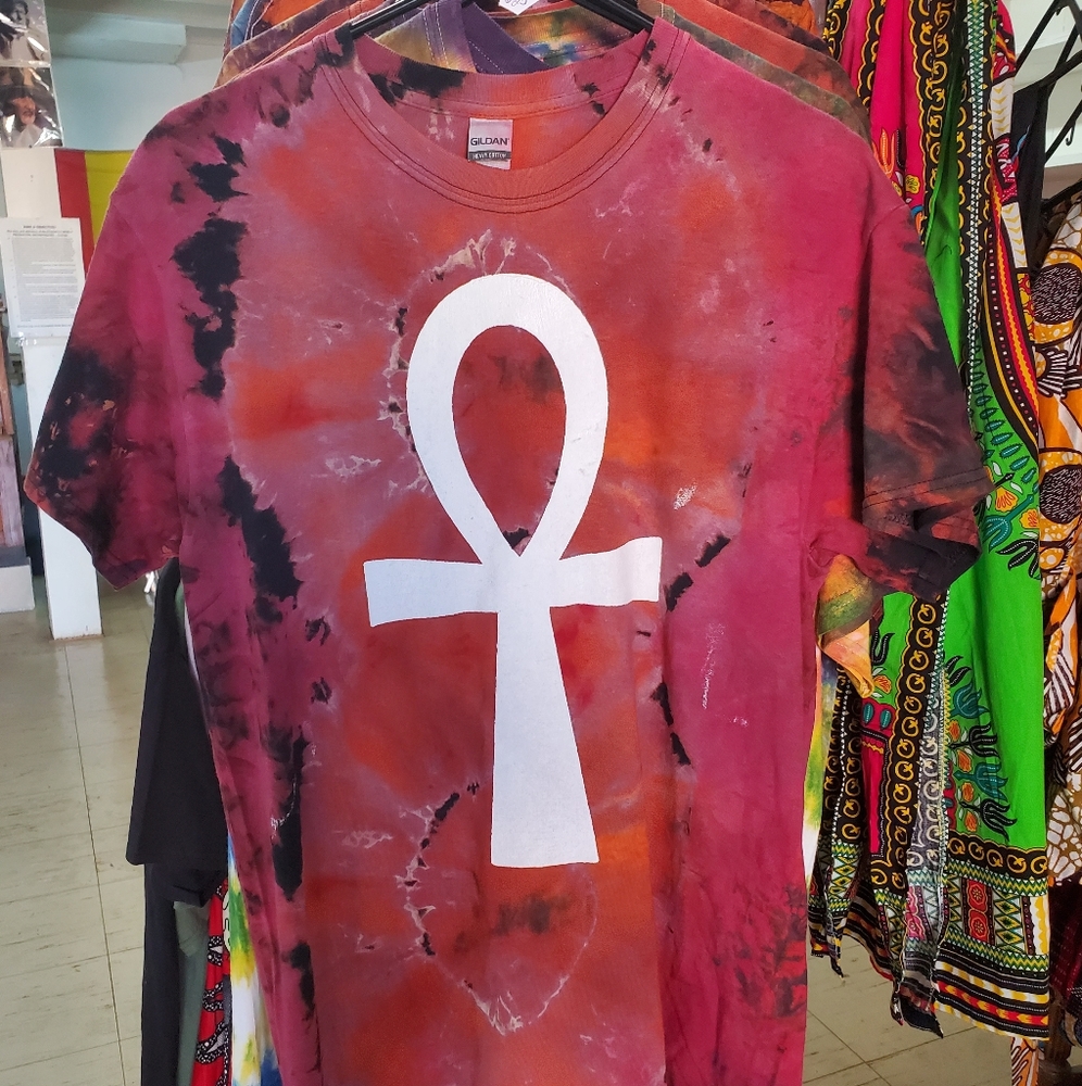 Tie Dye "Ankh" Tee Shirt